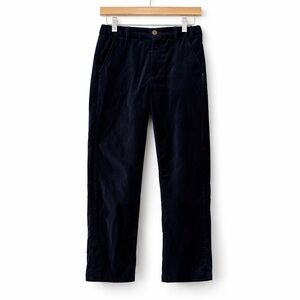 Janie and Jack Navy Velvet Dress Pants Boys Size 6 Holiday Formal Lined